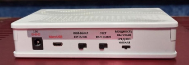 Генератор Шумана для музыки задняя панель